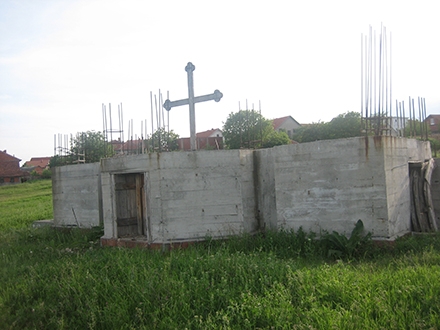 Buduća crkva na bunuševačkom groblju 